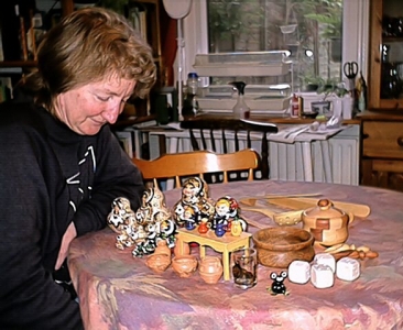 Judith with Souvenirs